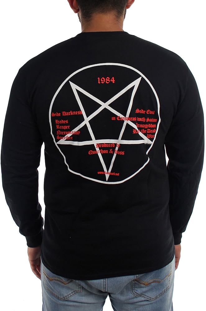 【White Goat Sleeve】Bathory / Bathory BATHORY cd cv WHITE GOAT Official LONG SLEEVE SHIRT MED New